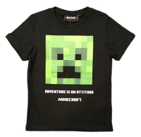 Minecraft T-Shirt in schwarz